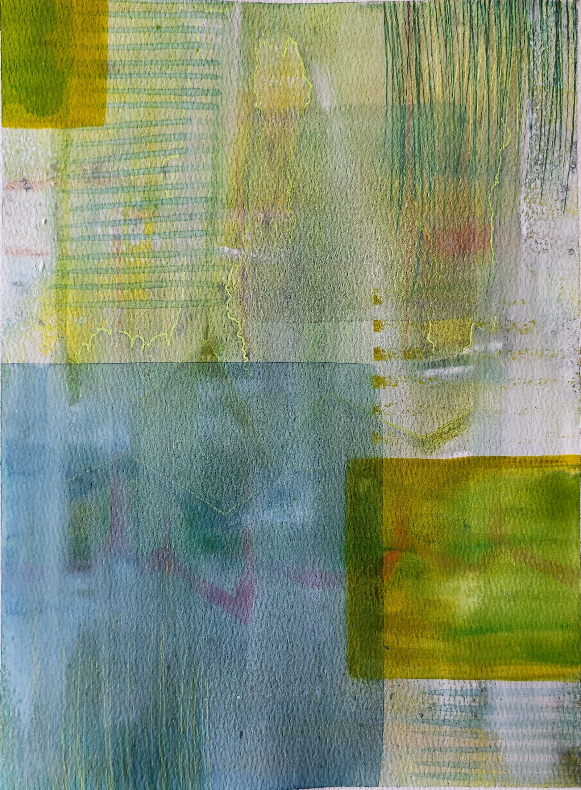 abstract watercolor painting