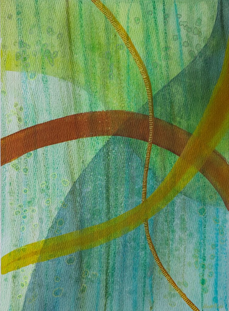 abstract watercolor painting